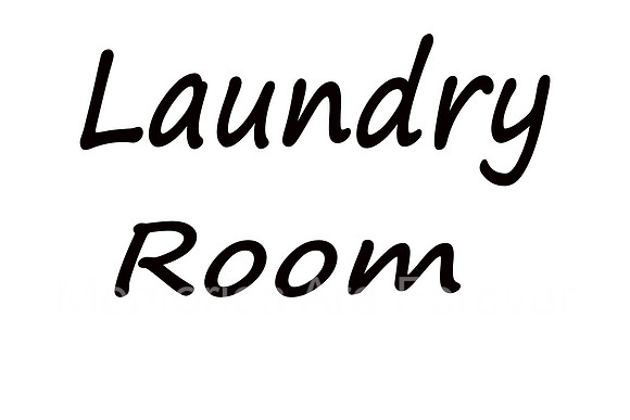Signs airbnbom laundry