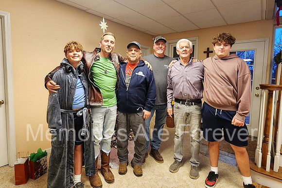 Dad, Jake, Boys, EJ Basement