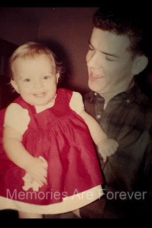 Dad and Me baby red dress