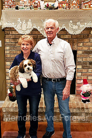 Dad, Jane, Keeper - fireplace